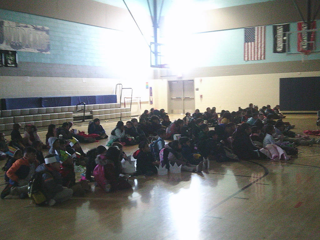 Grades 1st, 3rd, 5th Attendance Incentive Assembly - for students that have missed one or less days in the last month. 