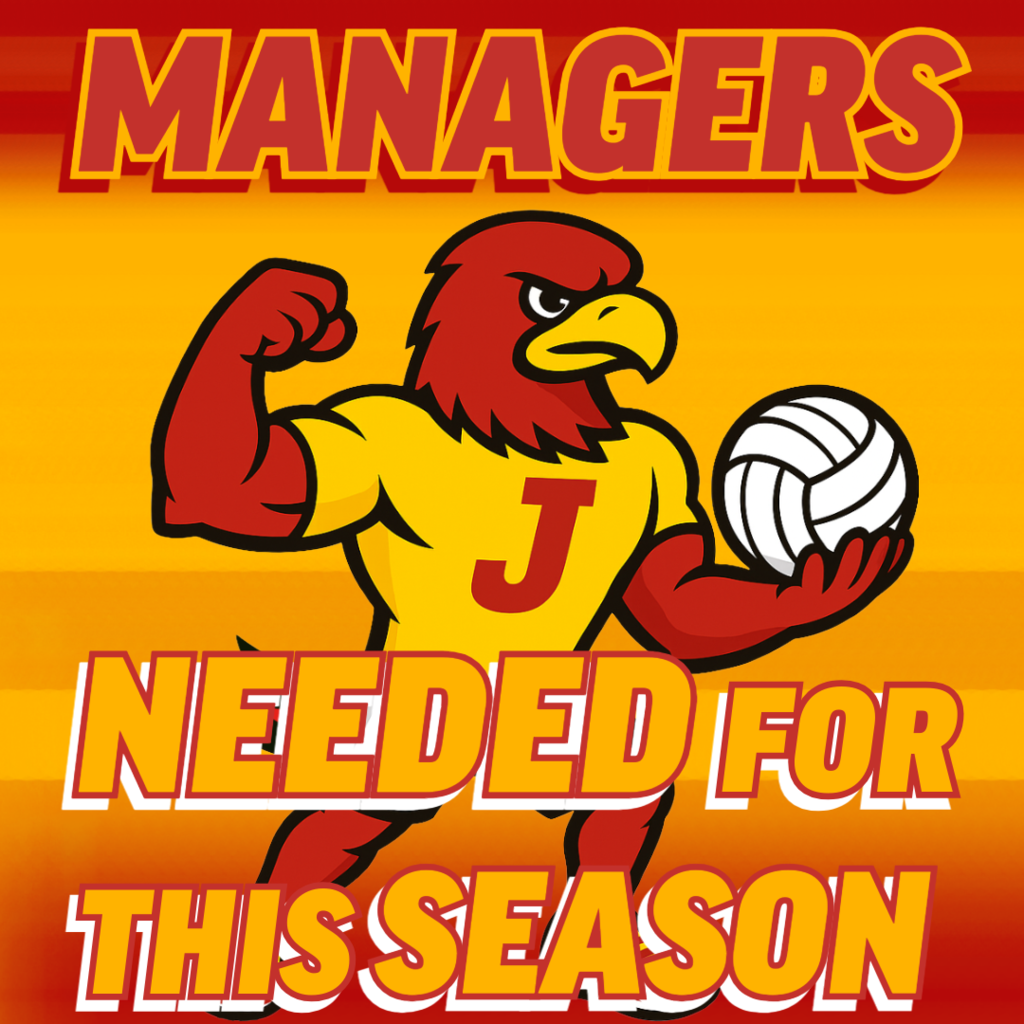 Jefferson Boys Volleyball is looking for dedicated student managers for the upcoming season!  This is a great opportunity to: • Support the team • Gain leadership experience • Be part of J-Hawks athletics • Earn service hours (if applicable)  Interested? Sign up here: 👉 https://docs.google.com/forms/d/e/1FAIpQLSe-qFXbLWFfgB0oxVve-9g3RLNvOzrQjcG6VCrTqec-XaSEDg/viewform  Come be part of something special this season. Let’s work together and #FlyWithUs 🟥🟨