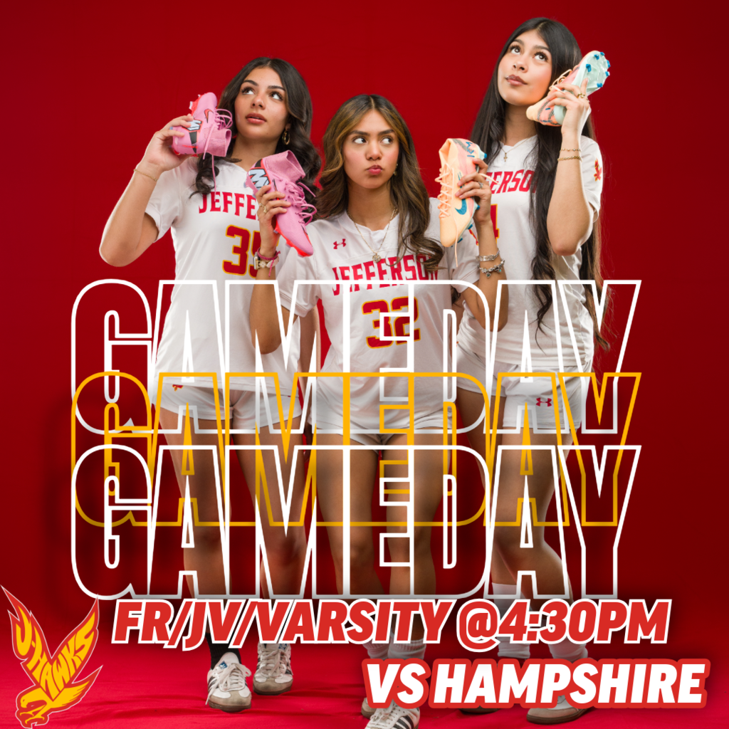 GIRL SOCCER VS HAMPSHIRE AT 430PM