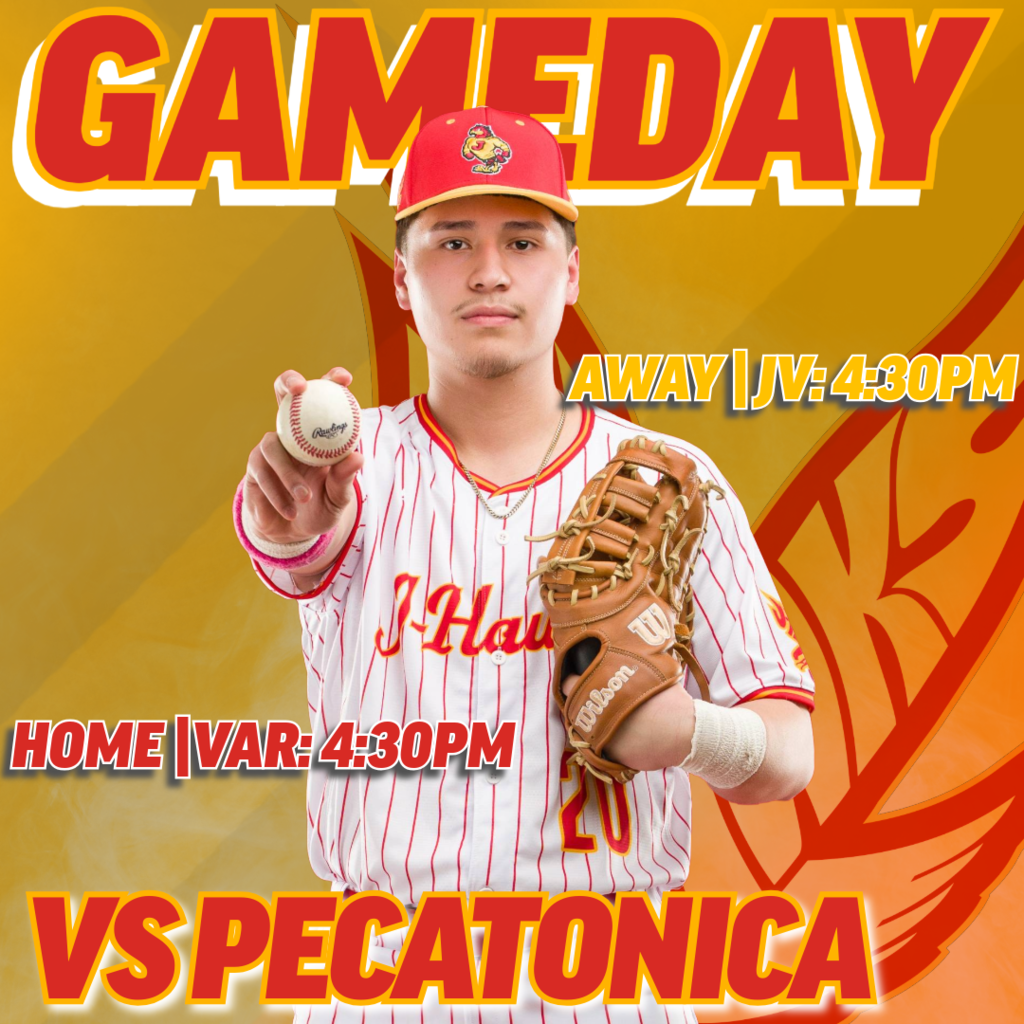 GAMEDAY ⚾️  It’s a split matchup day for your J-Hawks against Pecatonica!  🆚 Pecatonica  🏠 Varsity – HOME | 4:30 PM 🛣 JV – AWAY @ Pecatonica | 4:30 PM  Two games, one mission—compete and represent! Come out and support the J-Hawks at home or follow along on the road! 💪🟥🟨  #FlyWithUs #VuelaConNosotros