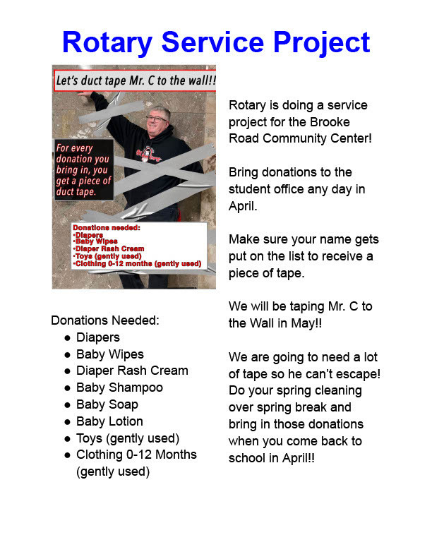 Rotary service project info