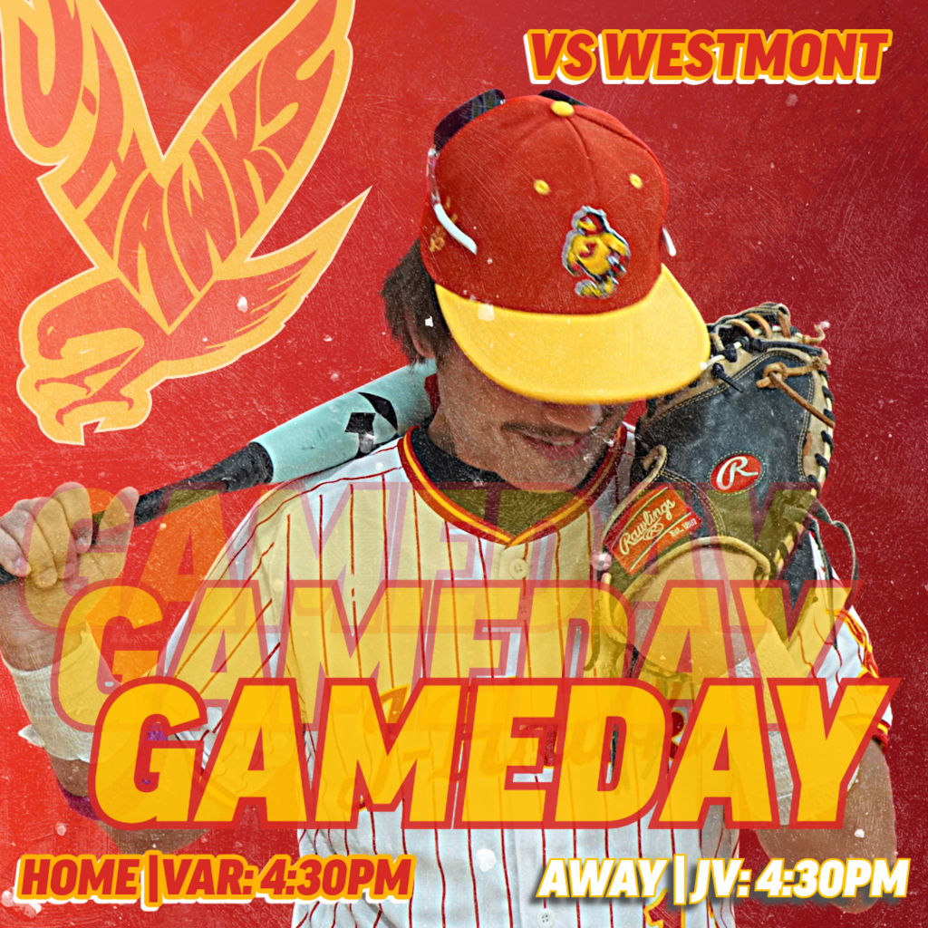 🟥🟨 GAMEDAY – J-HAWK BASEBALL 🟨🟥  It’s a double matchup night for the J-Hawks as both squads take the field against Westmont!  ⚾ Varsity 🏠 Home 🕟 4:30 PM  ⚾ JV 🚌 Away 🕟 4:30 PM  Let’s pack the stands and support our J-Hawks as they compete across the diamond tonight.  #FlyWithUs #VuelaConNosotros