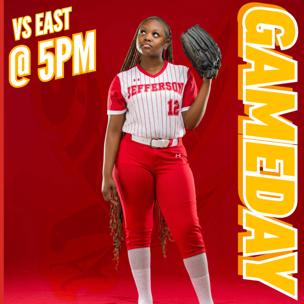 🟥🟨 GAME DAY 🟨🟥  J-Hawk Softball is back in action! 🥎  The J-Hawks hit the road today to take on East at 5:00 PM.  Let’s go get it, J-Hawks! 💪🔥  #FlyWithUs #VuelaConNosotros