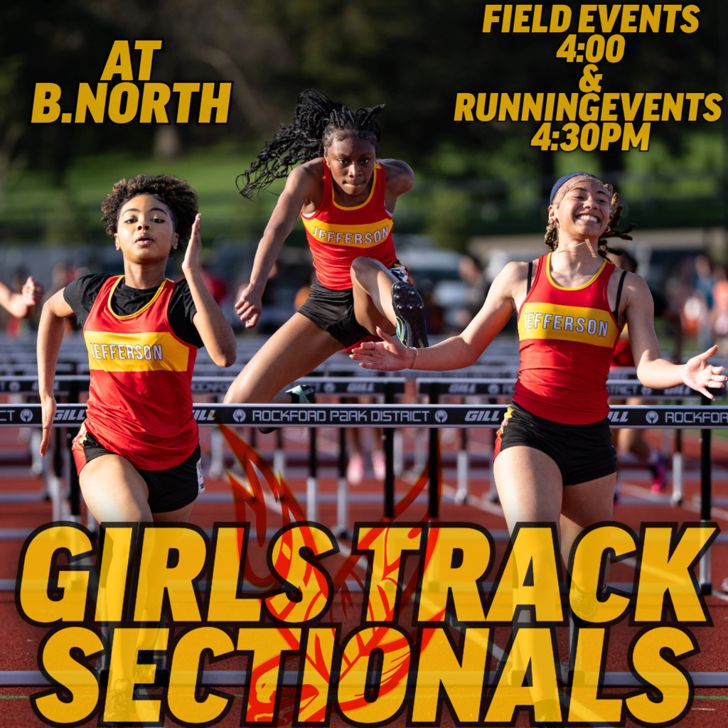 🟥🟨 IHSA SECTIONALS 🟨🟥  The J-Hawks are headed to Belvidere North for the Girls Track & Field Sectional Meet today! 🏃‍♀️🔥  📍 Belvidere North HS ⏰ Field Events — 4:00 PM ⏰ Running Events — 4:30 PM  Best of luck to all of our athletes competing for a chance to advance! Let’s go J-Hawks! #FlyWithUs #VuelaConNosotros