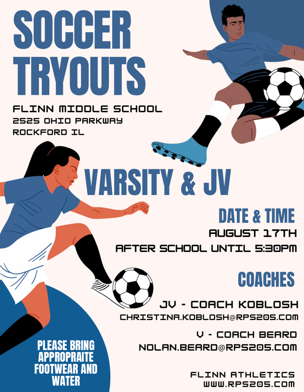 26-27 Soccer try-outs