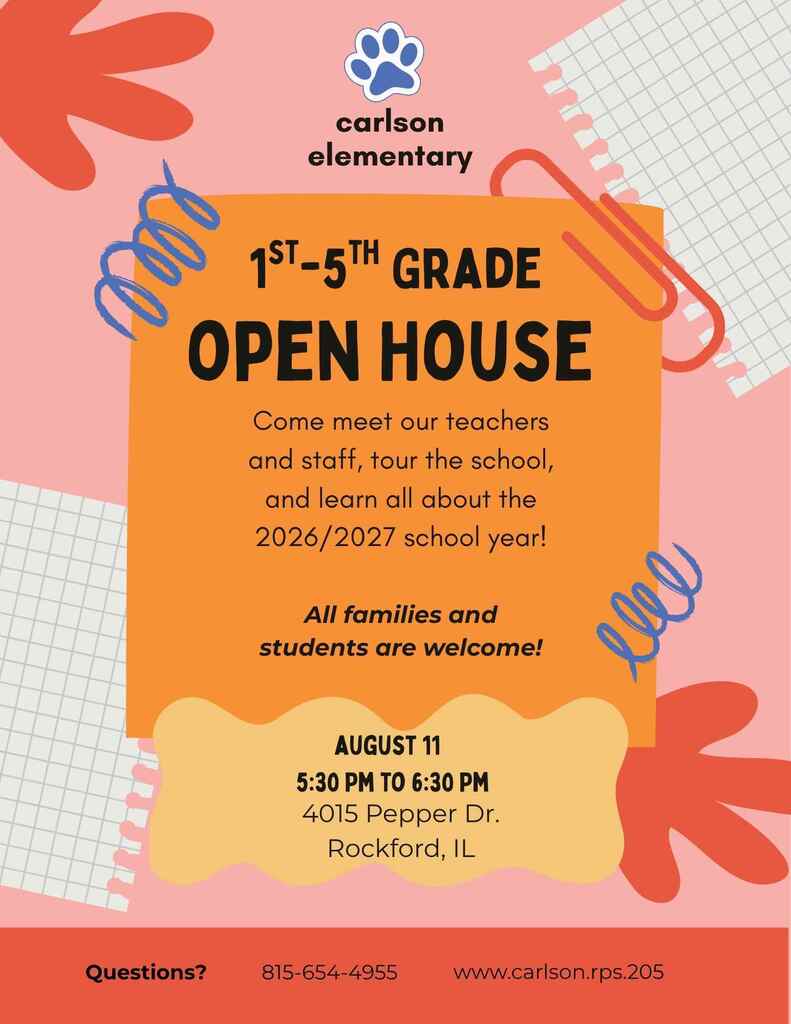 1st-5th Open House