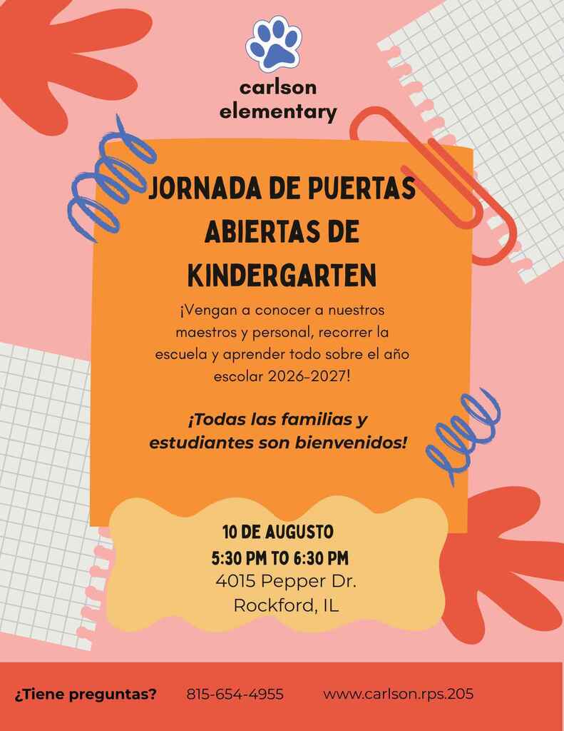 Open House Kindergarten in Spanish