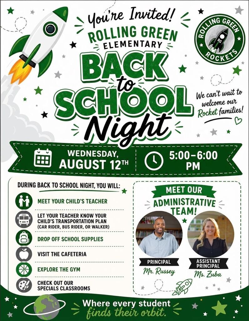 Back to school Night Invitation-English