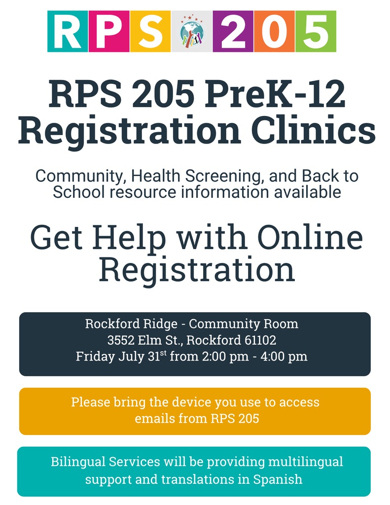 Online Registration Clinic