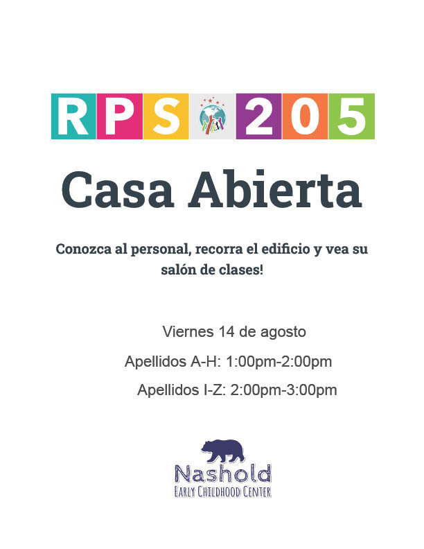 Open House Flyer Spanish