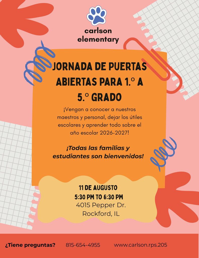 1-5 open house spanish