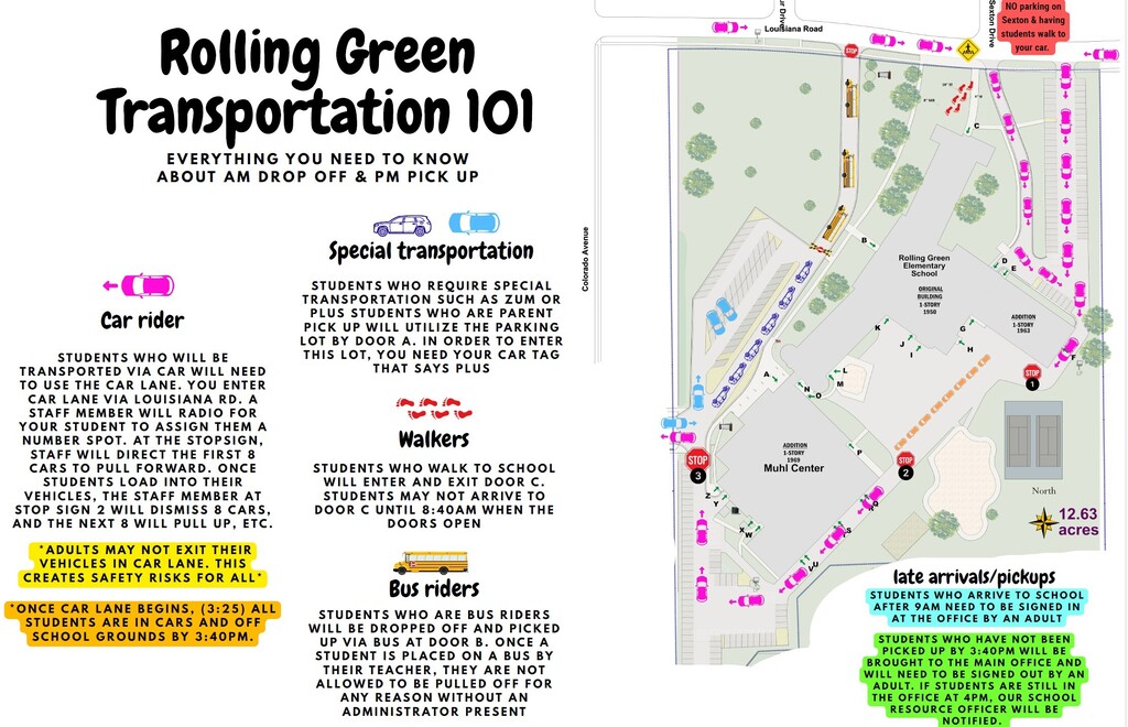 RG Transportation Map