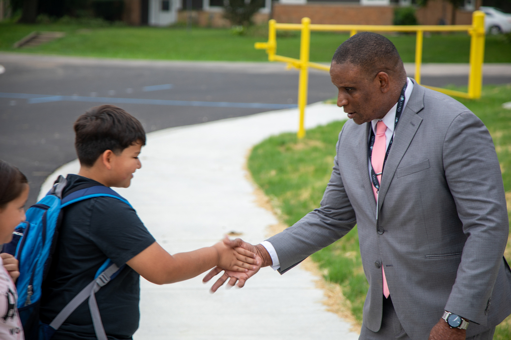 Superintendent Dr. Larry Huff