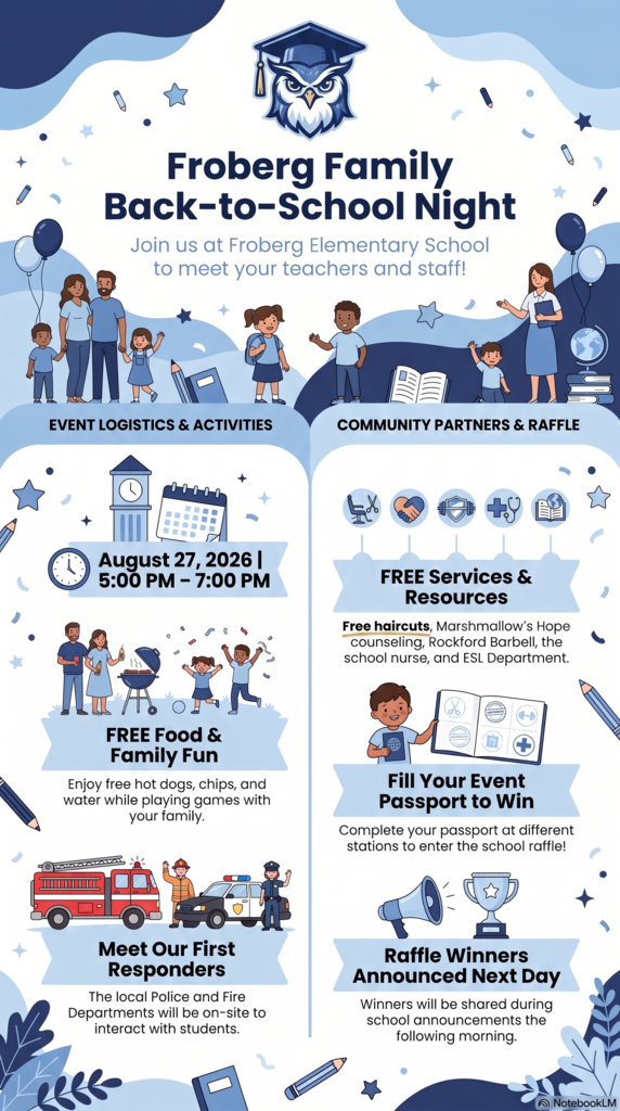 flier with pictures and words