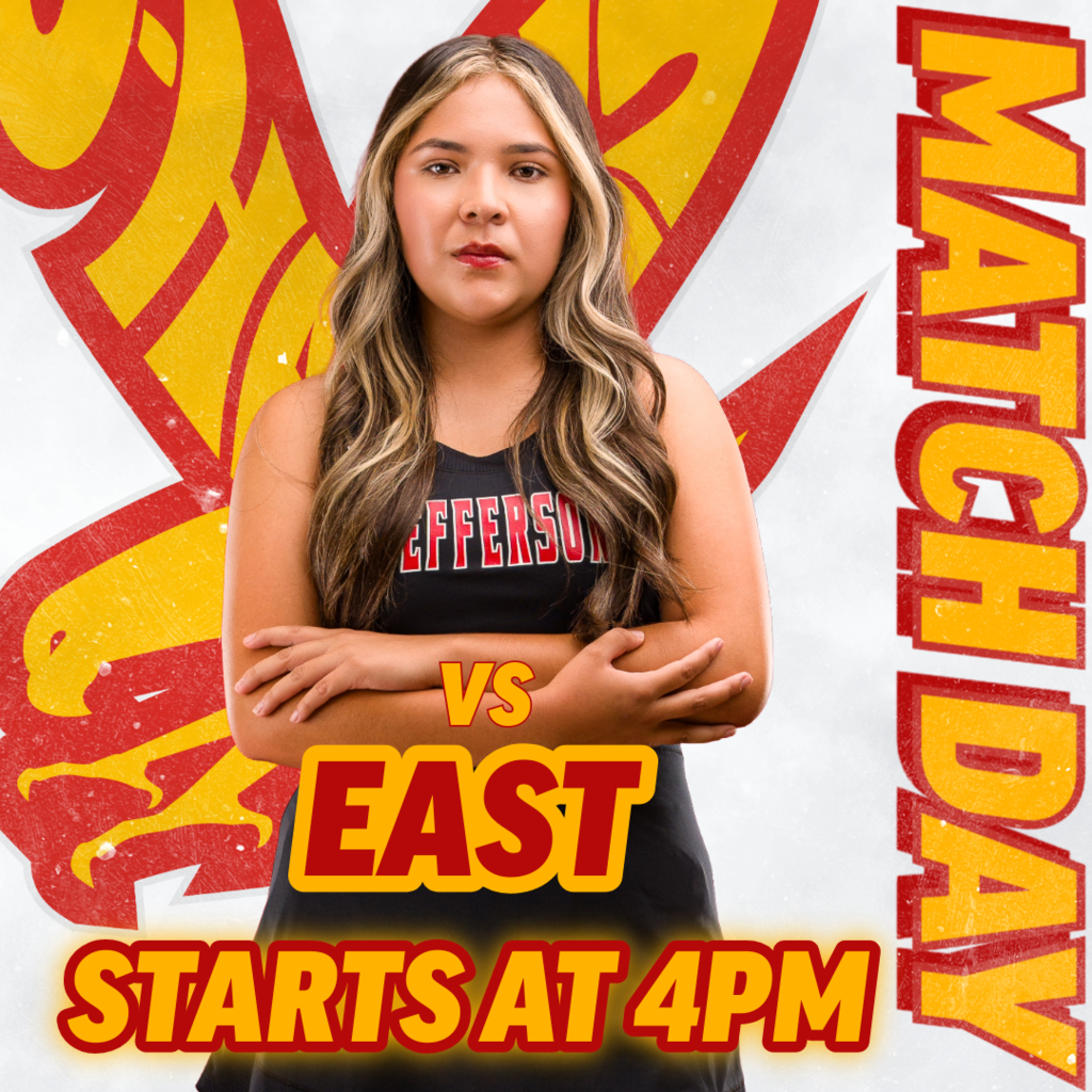 🟥 🟨 🎾 MATCH DAY! J-Hawks Tennis at East! 🎾 🟨 🟥 Our J-Hawks tennis team hits the road to take on East! 📅 Match Time: Starts at 4:00 PM 📍 AWAY MATCH @ East WATCH LIVE! Let's support our team! Wear your red and yellow and cheer on our J-Hawks as they compete for victory! #FlyWithUs #VuelaConNosotros #FN5GL #ENTRY@TMOBILE 🦅🎾
