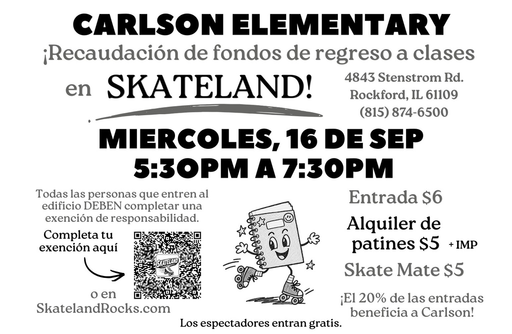 Skate Night Spanish