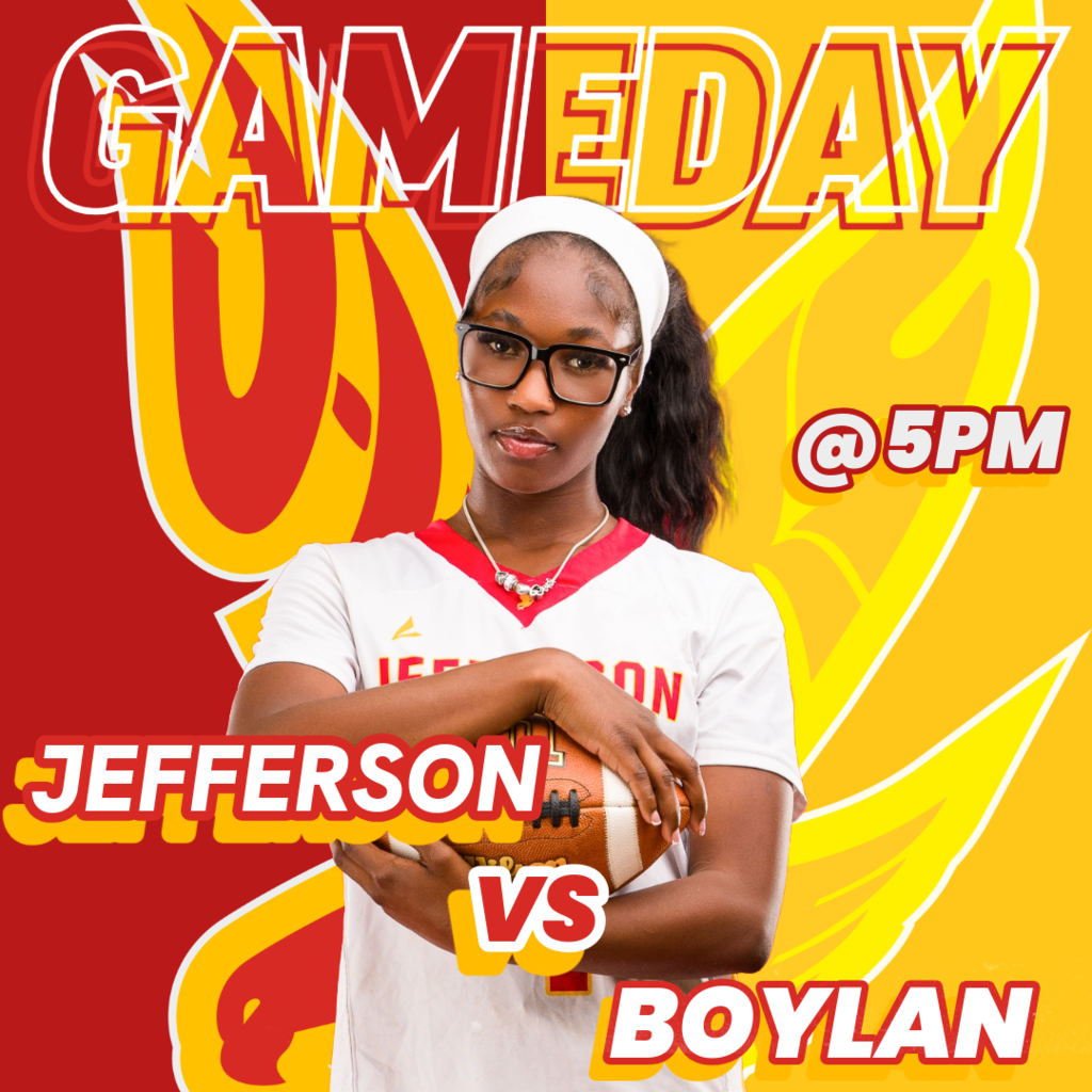 🟥 🟨 🏈 GAME DAY! J-Hawks Flag Football at Boylan! 🏈 🟨 🟥 Our J-Hawks hit the road to take on Boylan! 📅 Game Time: 5:00 PM kickoff 📍 AWAY GAME @ Boylan Let's travel and support our team! Wear your red and yellow and bring the energy. Show Boylan what J-Hawks pride is all about! #FlyWithUs #VuelaConNosotros #FN5GL #ENTRY@TMOBILE 🦅🏈