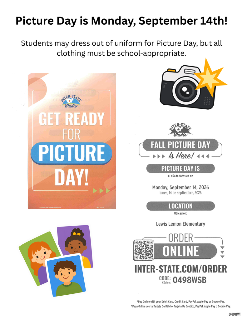 Picture day info