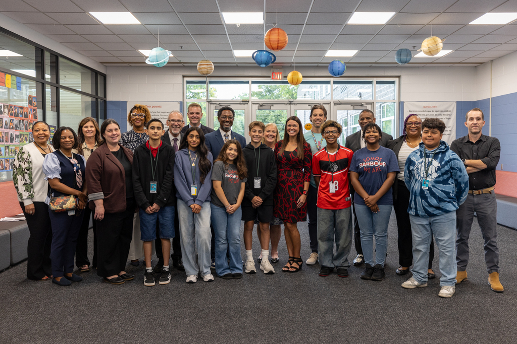 State Supt Visit