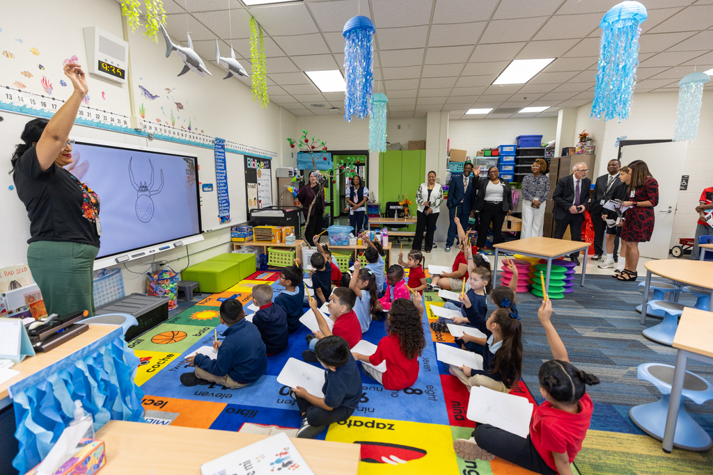 State Supt Visit