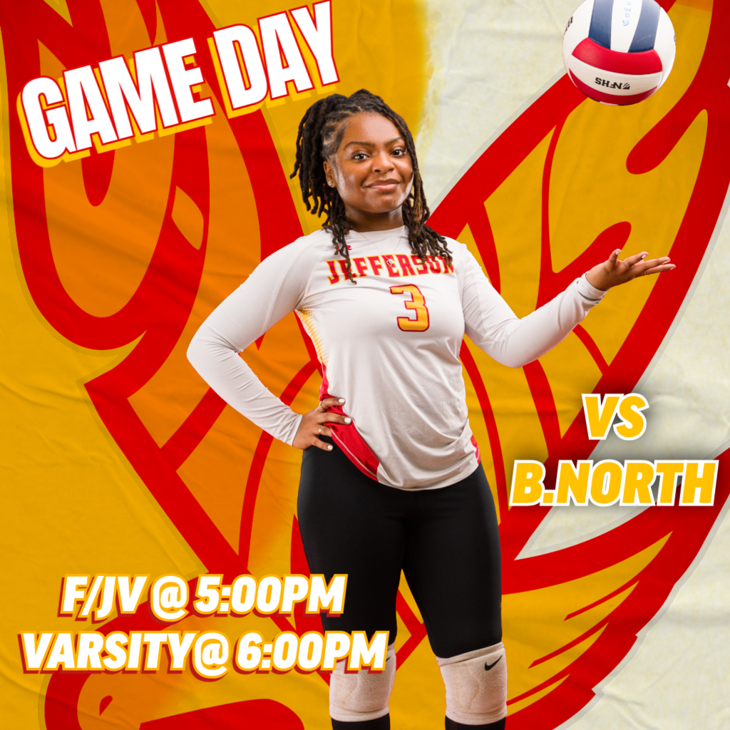 🟥 🟨 🏐 GAME DAY! J-Hawks Volleyball vs Belvidere North! 🏐 🟨 🟥 Come out and support our Lady J-Hawks as they take on Belvidere North! 📅 Match Schedule: Freshman serves up at 4:00 PM JV takes the court at 5:00 PM Varsity battles at 6:00 PM 🏠 HOME GAME Let's pack the stands and show our J-Hawks pride! Wear your red and yellow and bring the energy. Don't miss the action! #FlyWithUs #VuelaConNosotros #FN5GL #ENTRY@TMOBILE 🦅🏐
