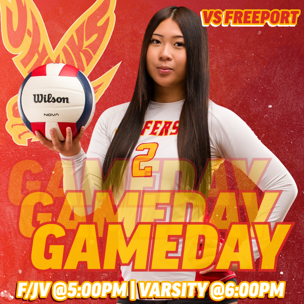 🟥 🟨 🏐 GAME DAY! J-Hawks Volleyball vs Freeport! 🏐 🟨 🟥 Come out and support our Lady J-Hawks as they take on Freeport! 📅 Match Schedule: Freshman/JV serves up at 5:00 PM Varsity takes the court at 6:00 PM 🏠 HOME GAME Let's pack the stands and show our J-Hawks pride! Wear your red and yellow and bring the energy. Don't miss the action! #FlyWithUs #VuelaConNosotros #FN5GL #ENTRY@TMOBILE 🦅🏐