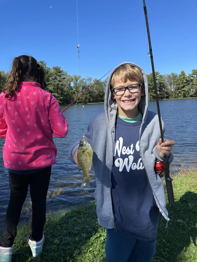 boy fishing