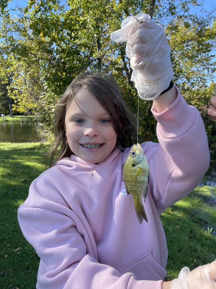 girl fishing