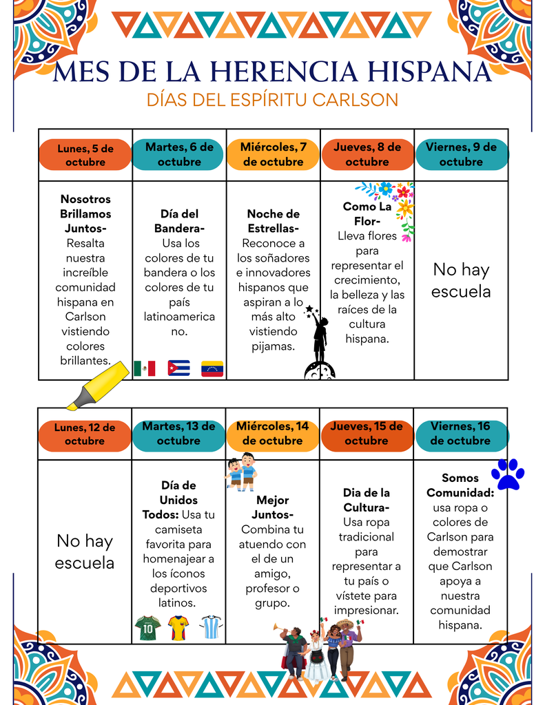Hispanic Heritage Month Spanish