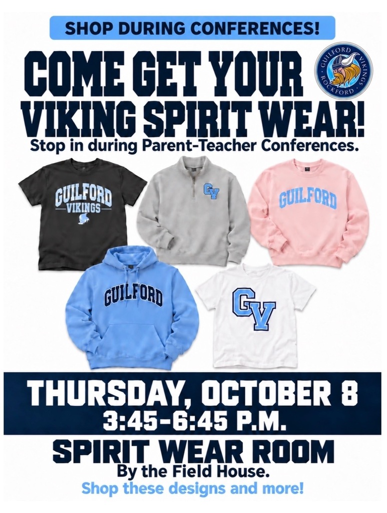 Parent Teacher Conference Spirit Wear Sales