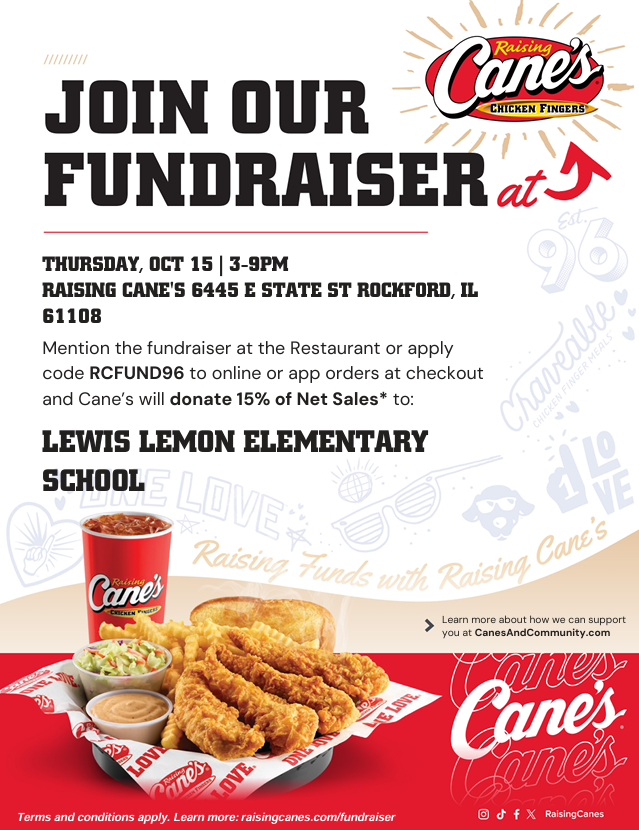 Raising Cane's Fundraiser