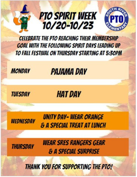 PTO Spirit Week