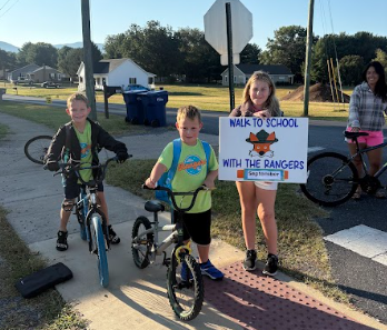 Rangers Walk & Ride to School