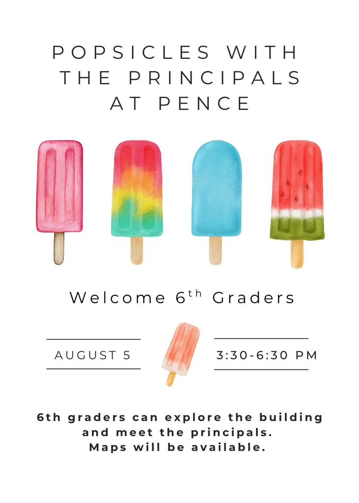 Popsicles with Principals