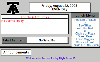 Daily Newsletter 8/22