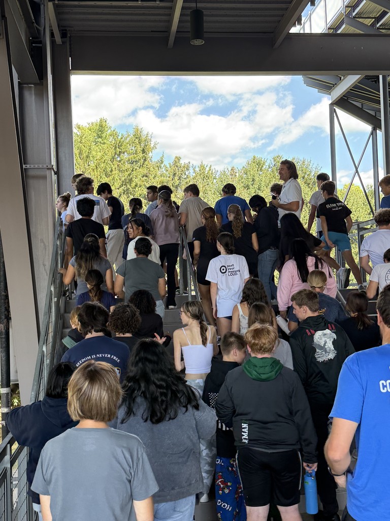 ERHS Students participating in the 9/11 Stair Climb