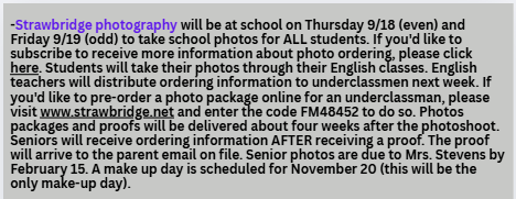 TAHS Daily Newsletter
