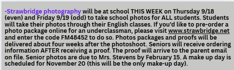 TAHS Daily Newsletter