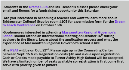 TAHS Daily Newsletter