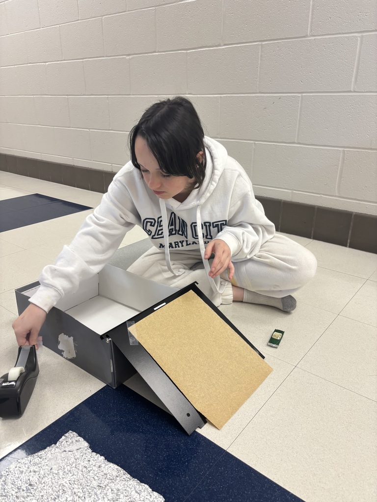 Student creating ramp