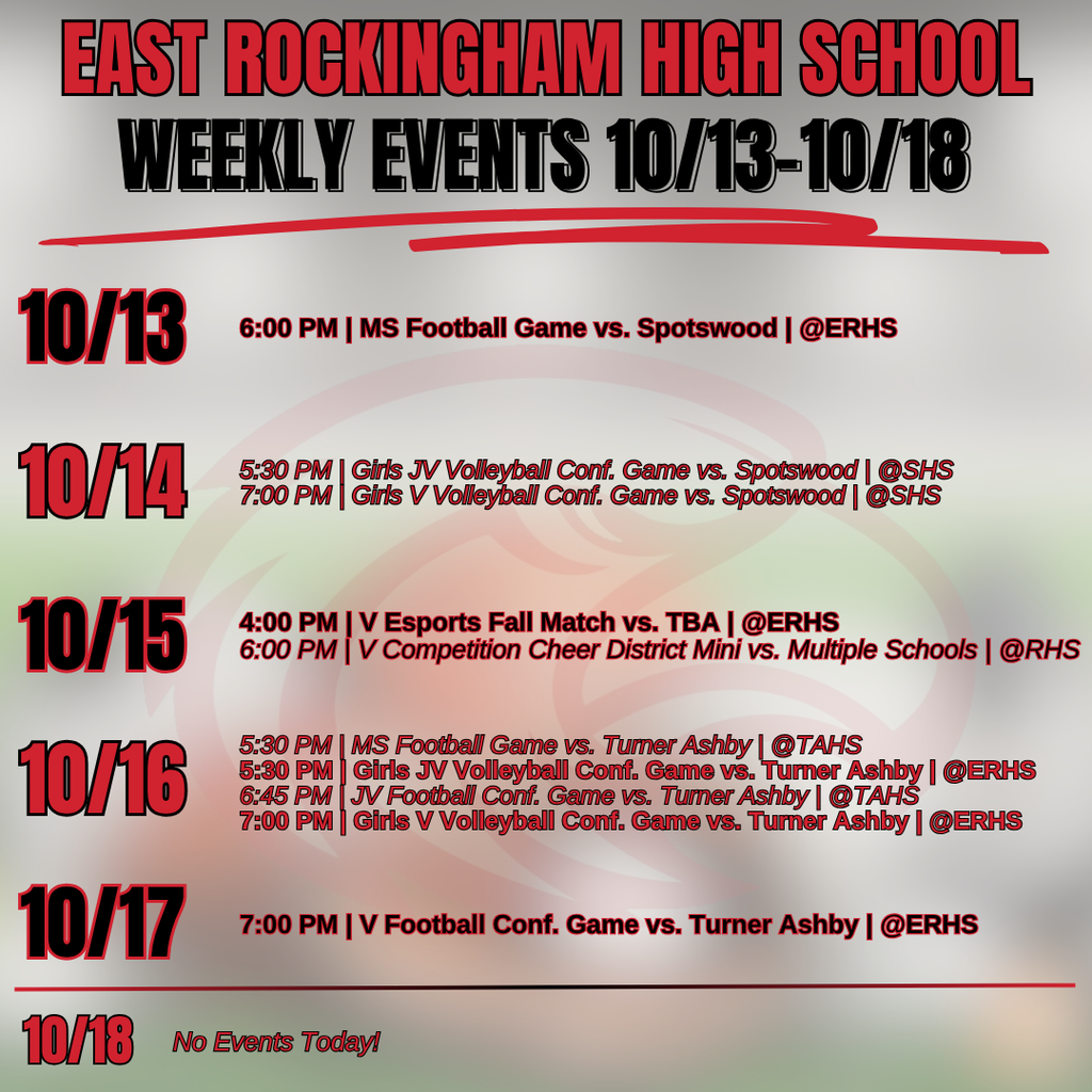 Weekly Events