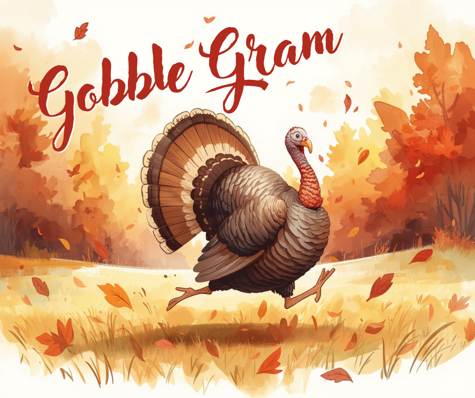 Plump Turkey in Cozy Autumn Setting