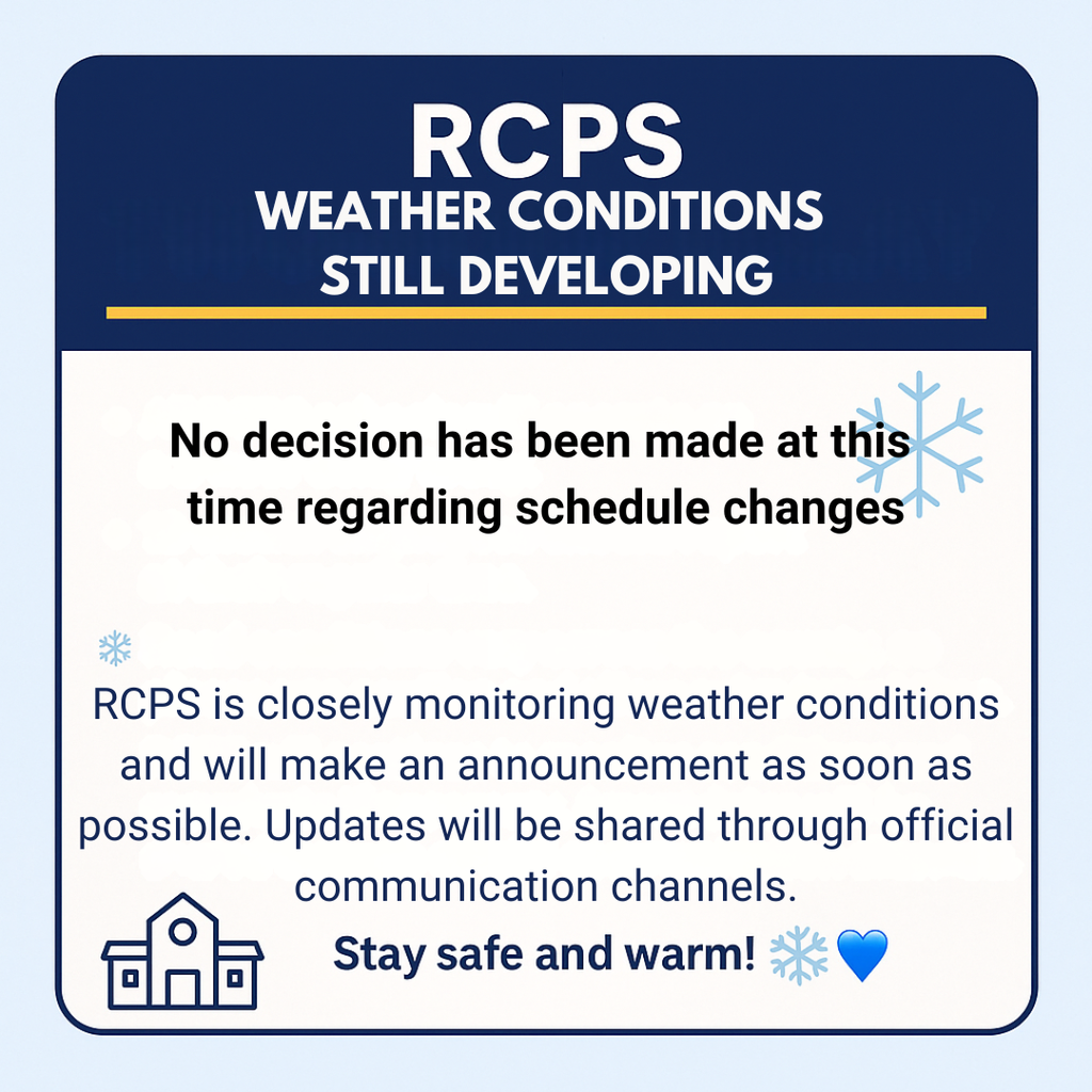 Weather still developing
