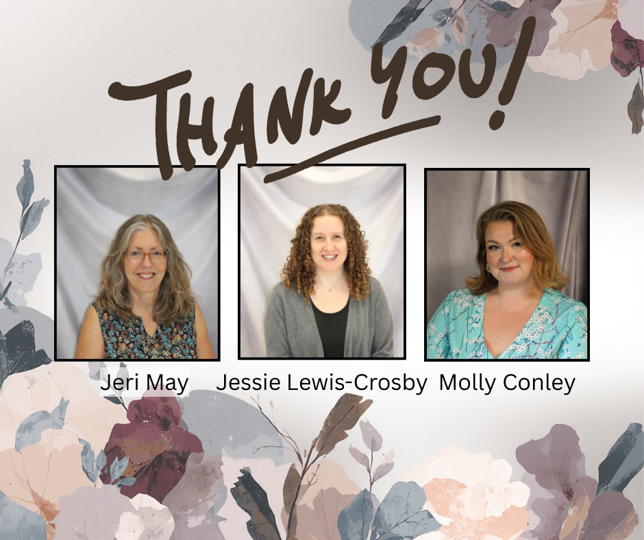 Photo of Jeri May, Jessie Lewis-Crosby, and Molly Conley