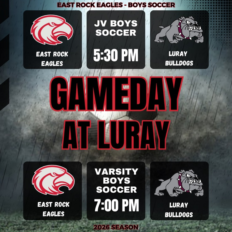 JV boys soccer and varsity boys soccer play against luray at luray.