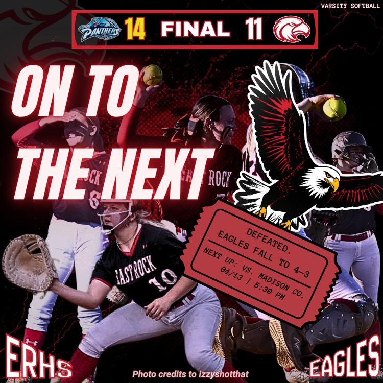 varsity softball lost 14-11 against page county 