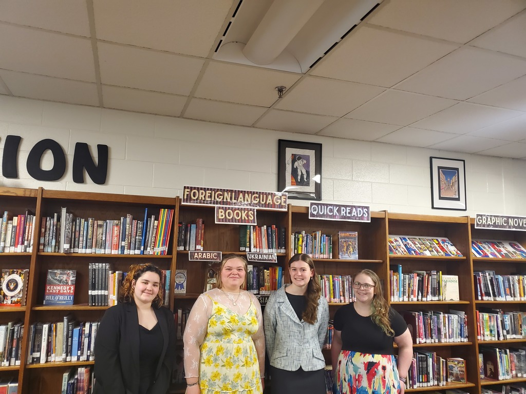 At the Super Regional Debate Tournament - From left: Leila Haimani, Gabbie Garlock, Caroline Carrier, and Assistant Coach Abbey Coleman