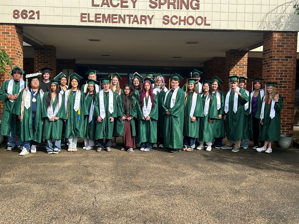 Broadway High School graduates from Lacey Spring Elementary School