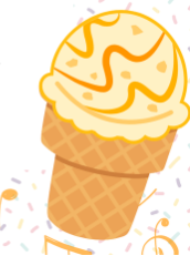 Clip art of an ice cream cone