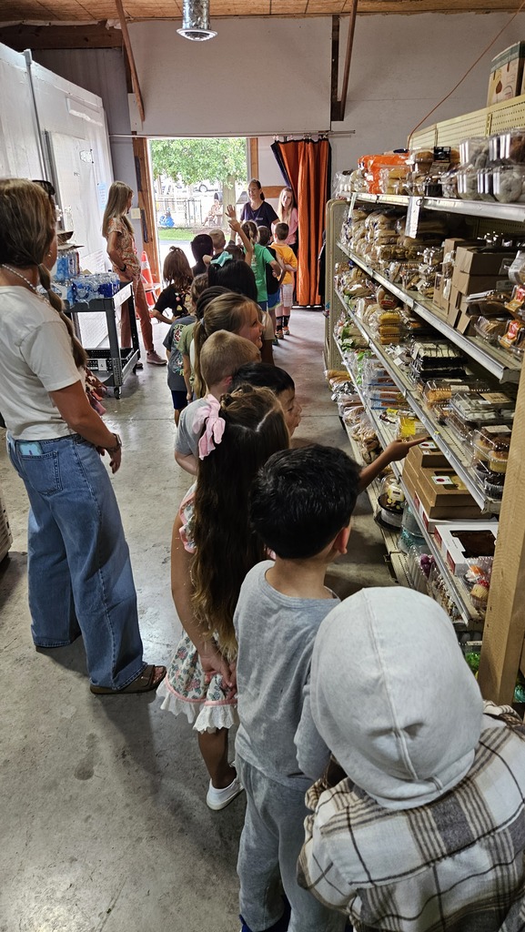 Touring the food bank
